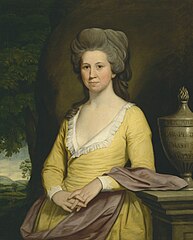 Portrait of Mrs Powel who spoke to Ben Franklin on the subject of the new form of government